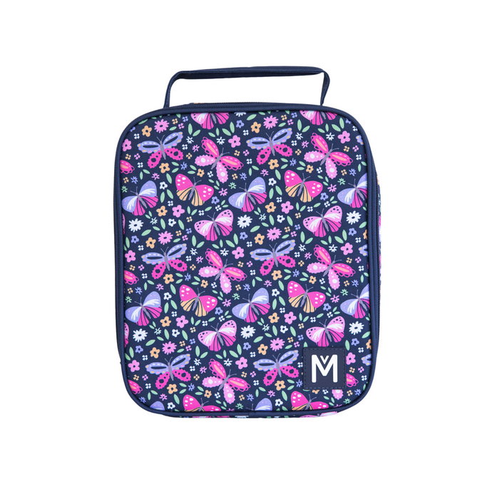 montiico insulated lunchbag butterflies