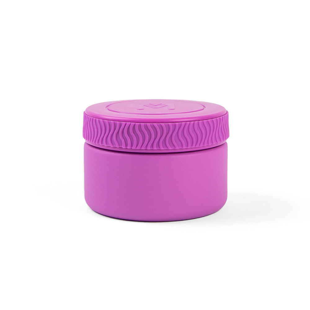 montiico mini food jar fuchsia