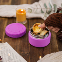 Load image into Gallery viewer, montiico mini food jar fuchsia
