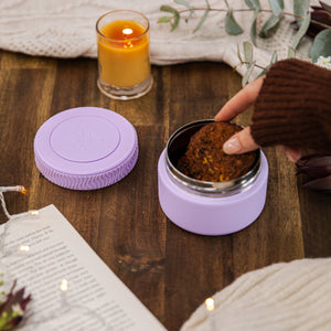 montiico mini food jar lilac
