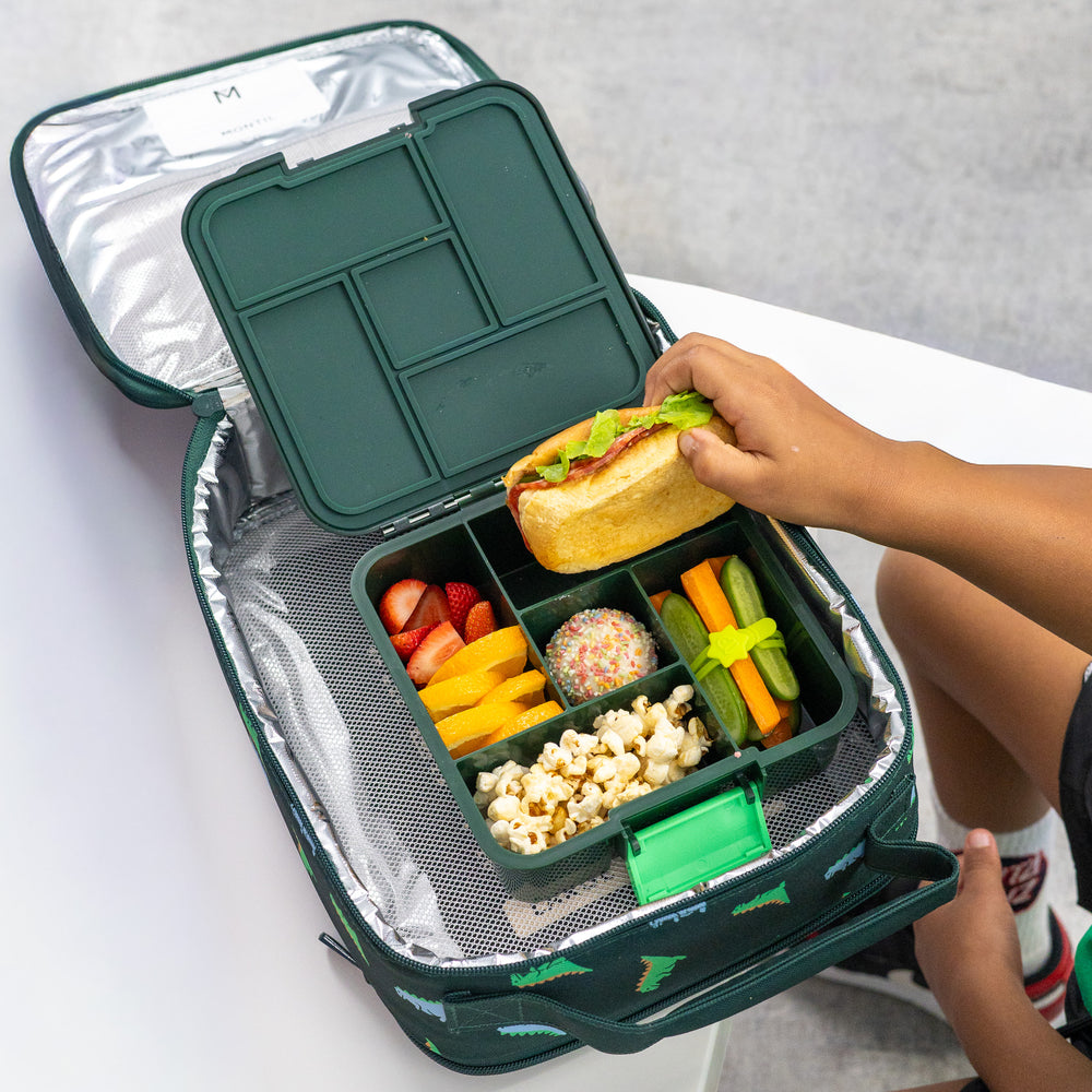 MontiiCo Large Insulated Lunch bag - Dinosaur