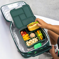 Load image into Gallery viewer, MontiiCo Large Insulated Lunch bag - Dinosaur
