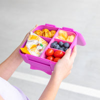 Load image into Gallery viewer, montiico bite lunch box fuchsia
