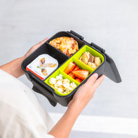 Load image into Gallery viewer, MontiiCo Bite Lunch Box - Midnight

