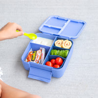 Load image into Gallery viewer, montiico bite lunchbox splash blue

