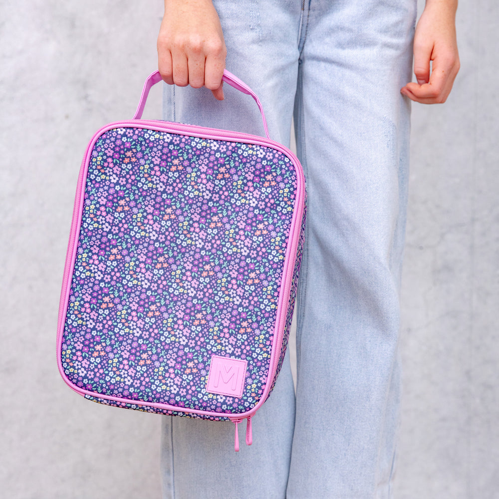 MontiiCo Large Insulated Lunch bag - Meadow