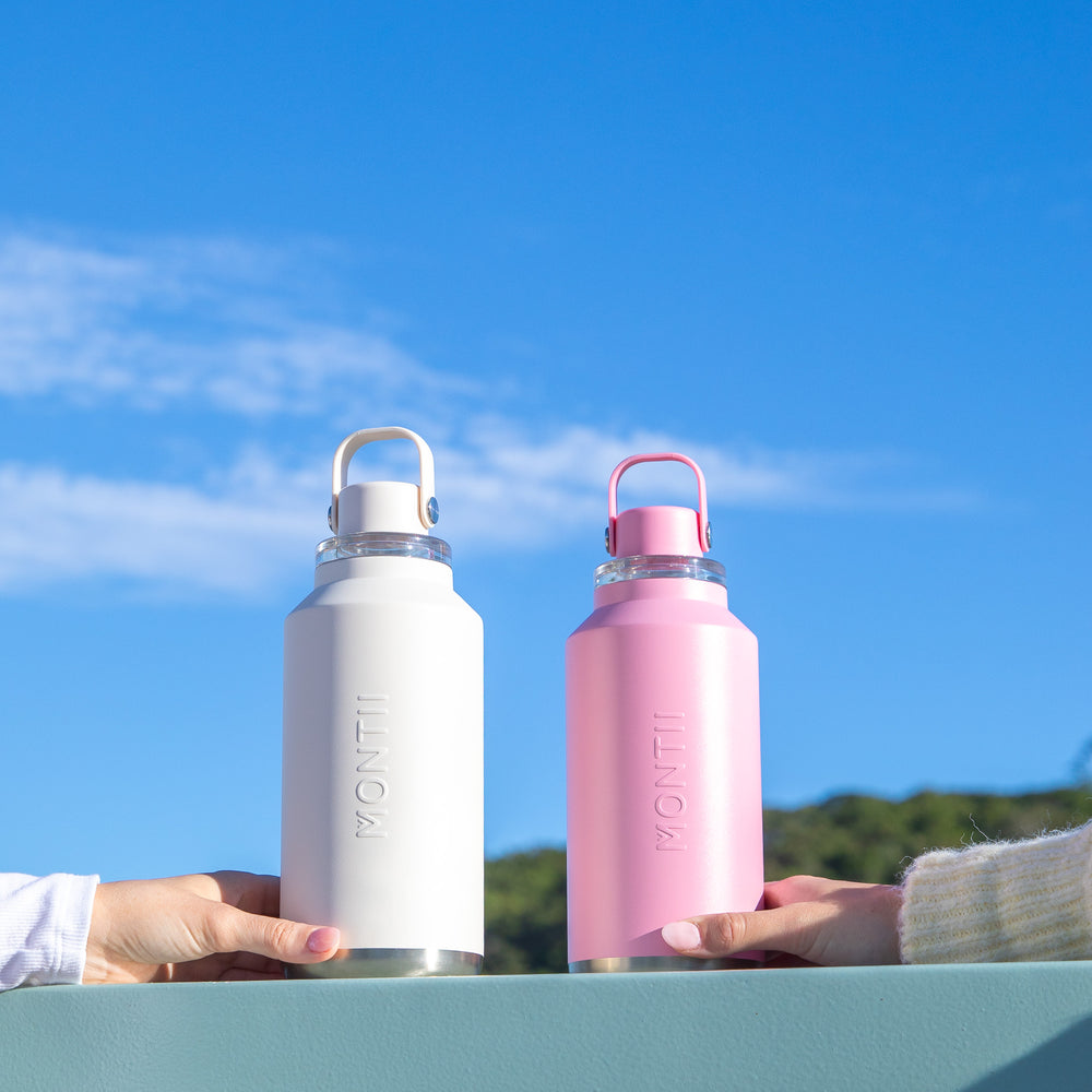 MontiiCo 1L Quench Drink Bottle - Bubblegum