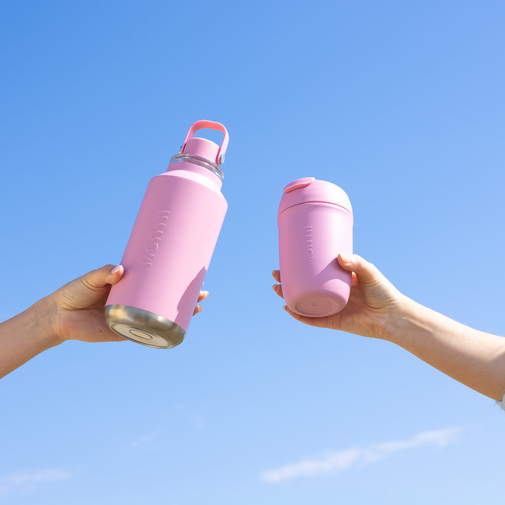 MontiiCo 1L Quench Drink Bottle - Bubblegum