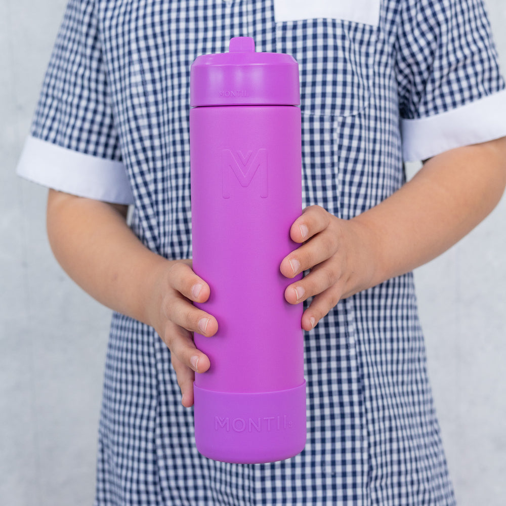 MontiiCo Fusion Complete 700mL Sipper Bottle - Fuchsia