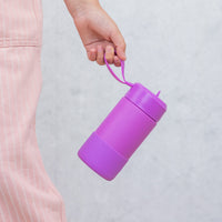 Load image into Gallery viewer, Fuchsia 350ml montiico fusion drink bottle with sipper lid
