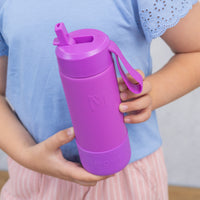Load image into Gallery viewer, MontiiCo 475mL Fusion Sipper Bottle - Fuchsia
