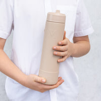 Load image into Gallery viewer, MontiiCo Fusion Complete 700mL Sipper Bottle - Sand
