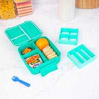 Load image into Gallery viewer, montiico bite lunchbox mojito green
