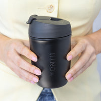 Load image into Gallery viewer, montiico travel cup midnight black
