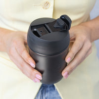 Load image into Gallery viewer, montiico travel cup midnight black
