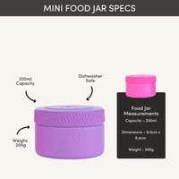 Load image into Gallery viewer, MontiiCo Insulated Mini Food Jar - Dusk
