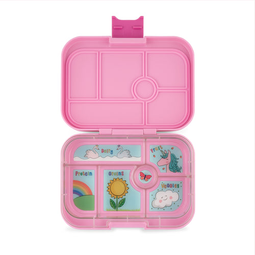 yumbox original power pink unicorn tray