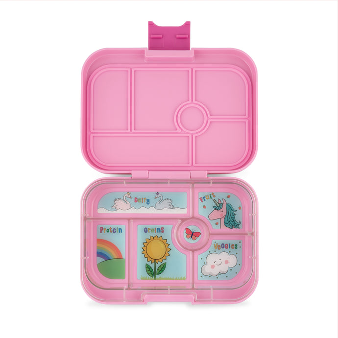 yumbox original power pink unicorn tray