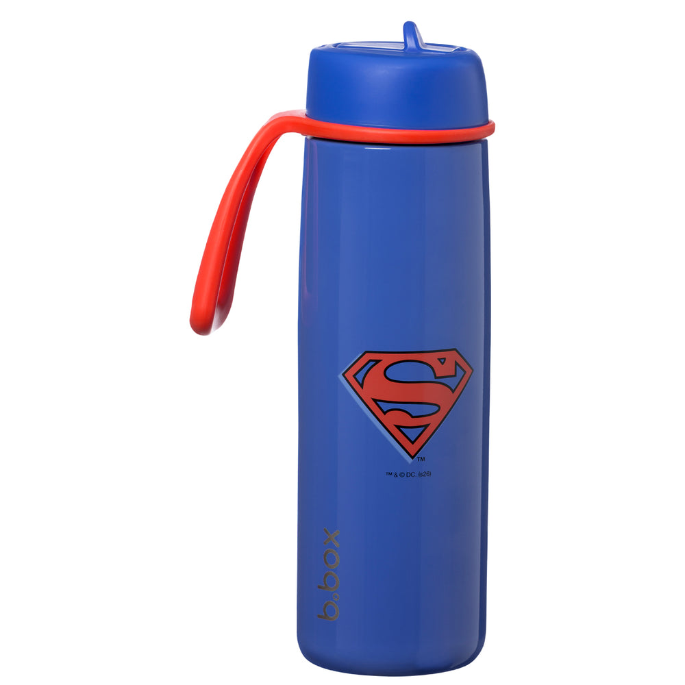 B Box Insulated Flip Top 690mL Drink Bottle - Superman
