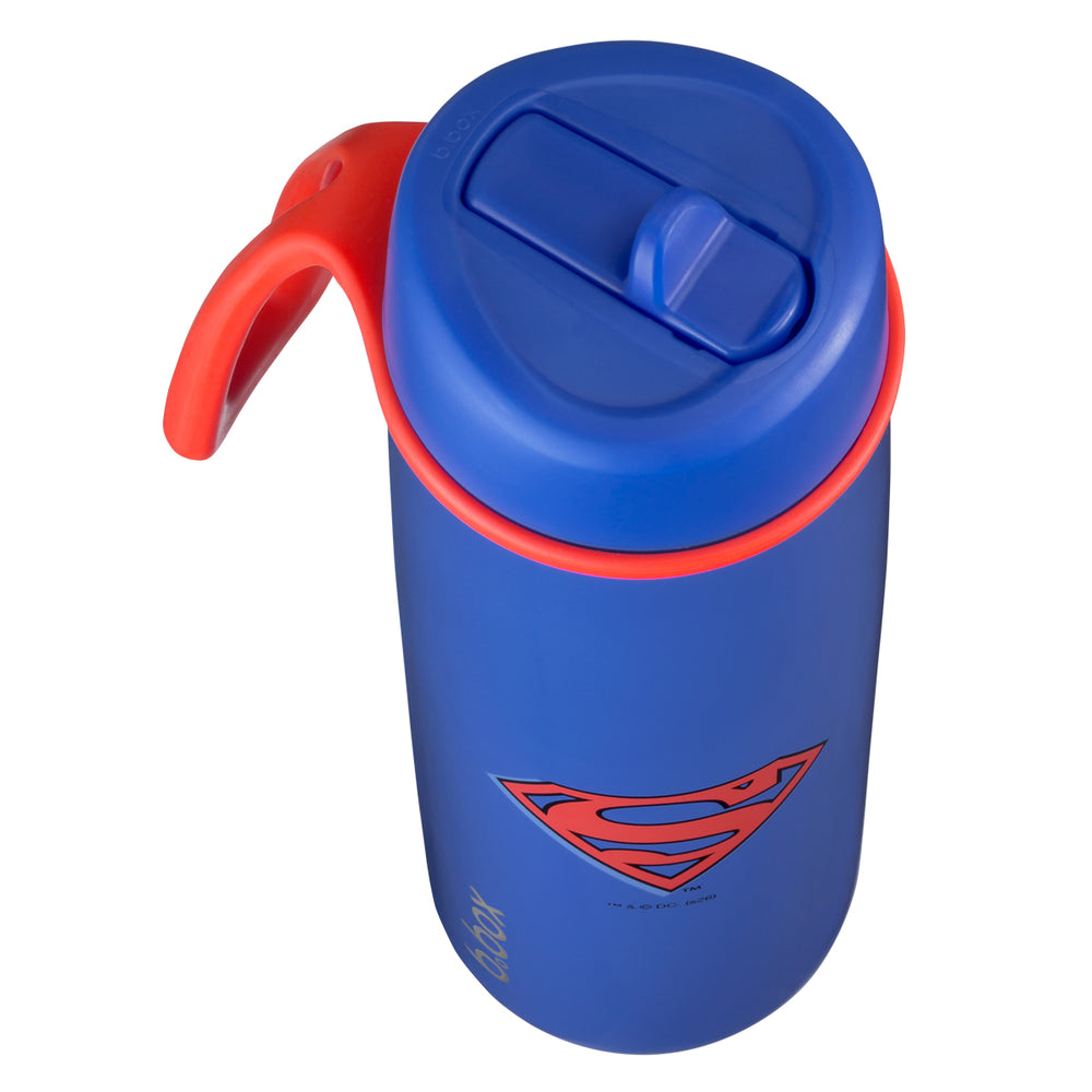 B Box Insulated Flip Top 690mL Drink Bottle - Superman