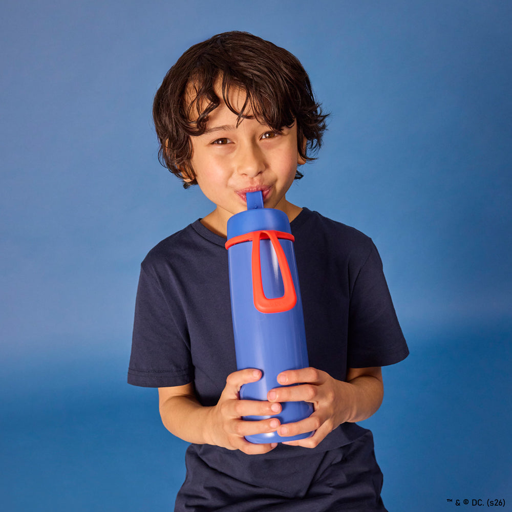B Box Insulated Flip Top 690mL Drink Bottle - Superman
