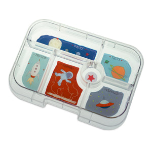 yumbox original surf blue rocket tray