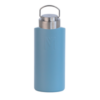 Load image into Gallery viewer, montiico stone drink bottle with stainless flask lid
