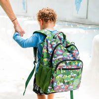 Load image into Gallery viewer, Little Renegade Company Midi Backpack - Wheels and Roads
