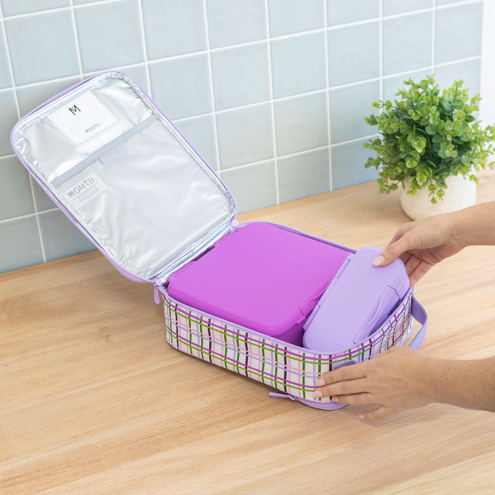 MontiiCo Large Insulated Lunch bag - Berry Patch