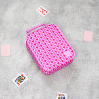 Load image into Gallery viewer, MontiiCo Large Insulated Lunch bag - Queen of Hearts
