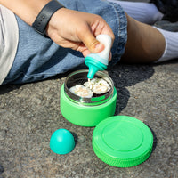 Load image into Gallery viewer, MontiiCo Insulated Mini Food Jar - Apple
