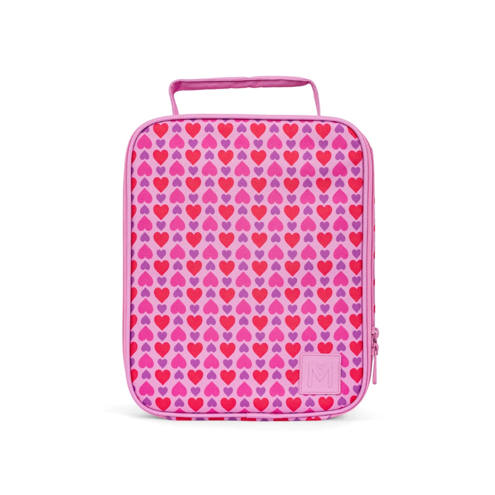 MontiiCo Large Insulated Lunch bag - Queen of Hearts