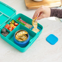 Load image into Gallery viewer, MontiiCo Insulated Mini Food Jar - Blueberry
