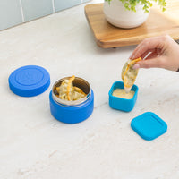 Load image into Gallery viewer, MontiiCo Insulated Mini Food Jar - Blueberry
