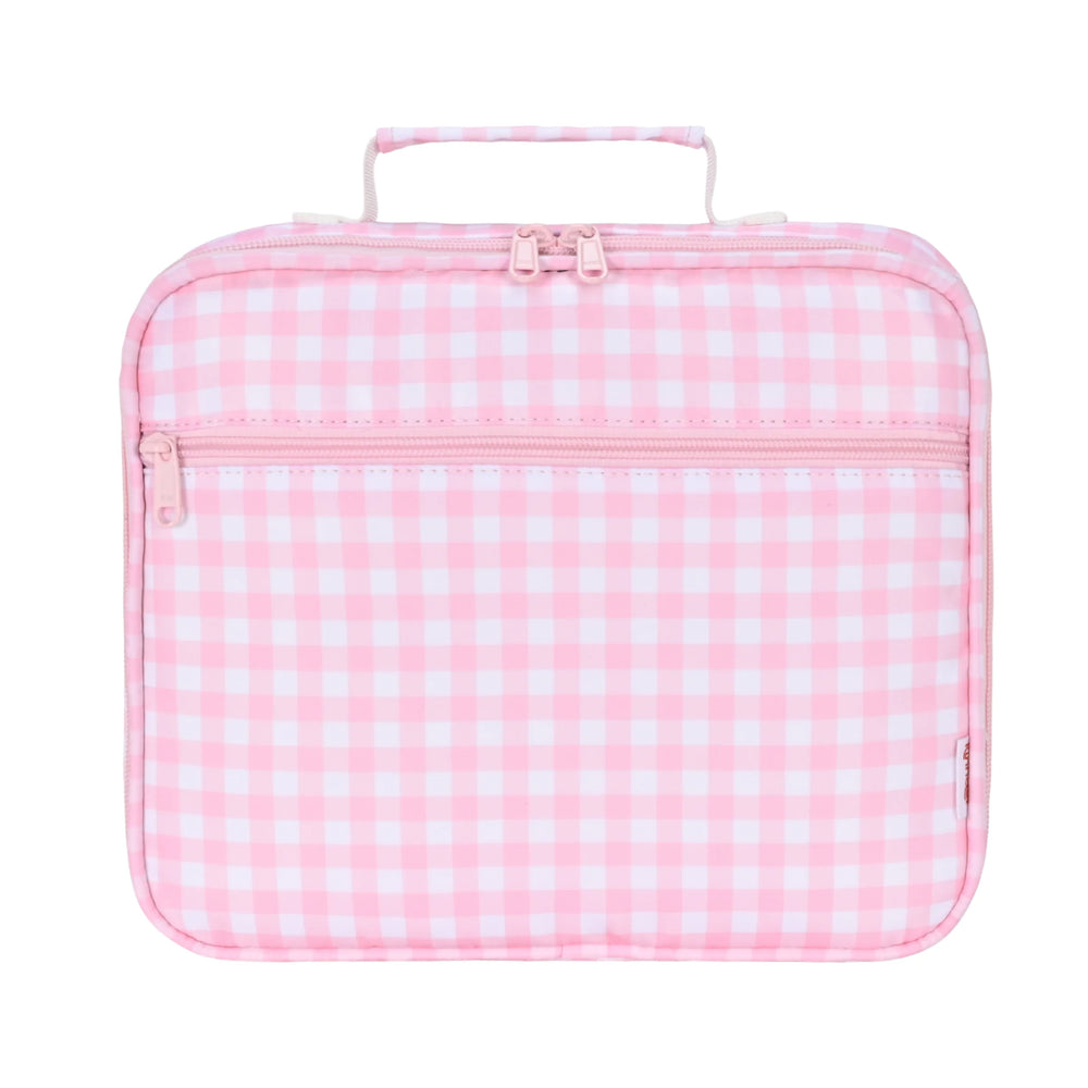 Kinnder - Junior Insulated Lunch Bag + Ice Pack - Pink Gingham