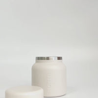 Load and play video in Gallery viewer, MontiiCo Lunch Pot - Cream
