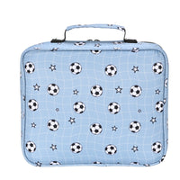 Load image into Gallery viewer, Kinnder - Junior Insulated Lunch Bag + Ice Pack -  Soccer Star
