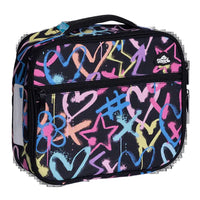 Load image into Gallery viewer, Spencil Big Cooler Bag + Ice Pack - Hearts &amp; Crosses
