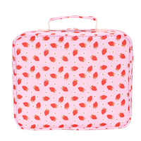 Load image into Gallery viewer, Kinnder - Junior Insulated Lunch Bag + Ice Pack - Strawberry Fields
