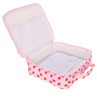 Load image into Gallery viewer, Kinnder - Junior Insulated Lunch Bag + Ice Pack - Strawberry Fields

