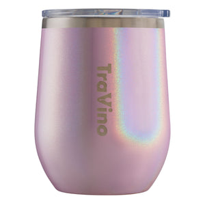 TraVino Stemless Wine Tumbler - Blush Pink