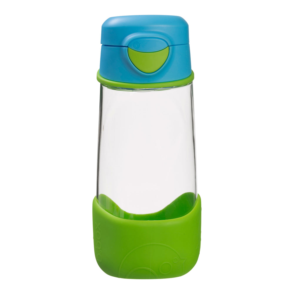 b box drink bottle sport spout blue oceanl