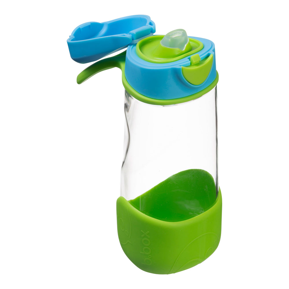 b box drink bottle sport spout blue oceanl