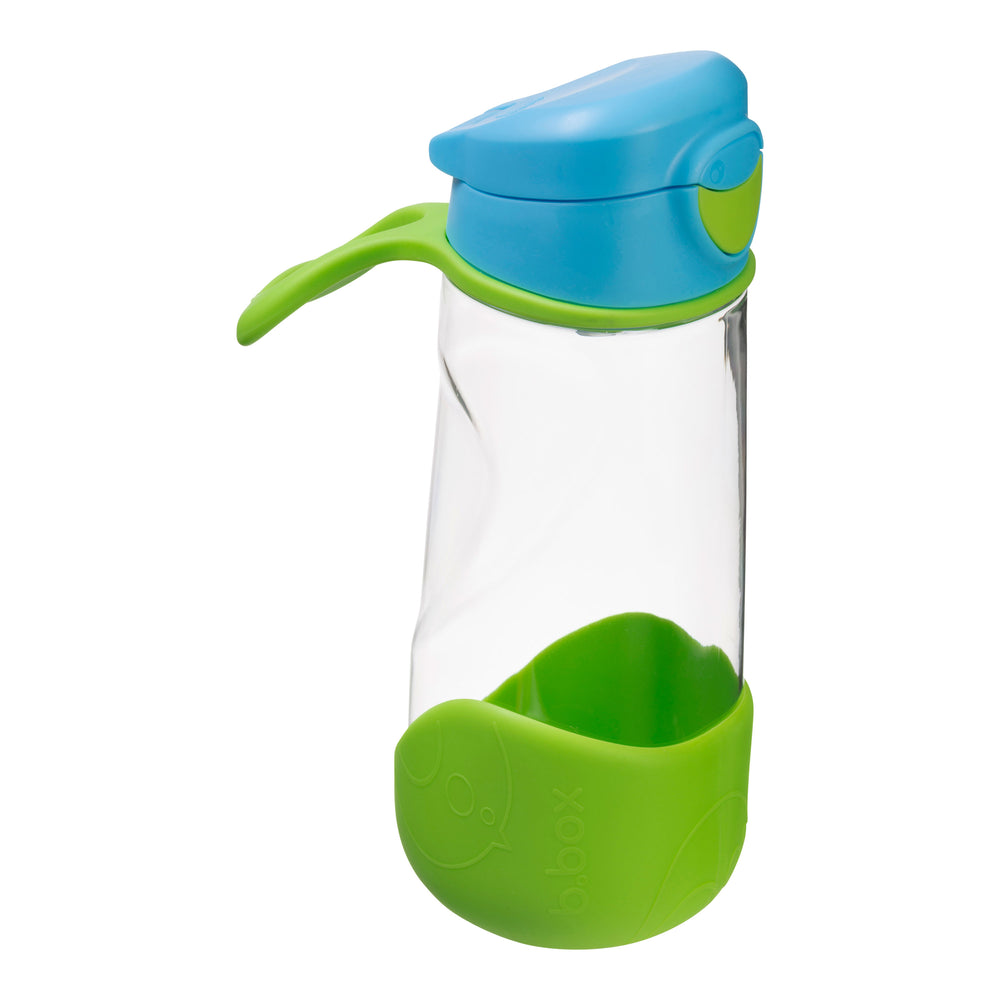 b box drink bottle sport spout blue oceanl