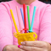 Load image into Gallery viewer, montiico stopper straw set fruity pop
