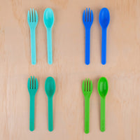 Load image into Gallery viewer, montiico cutlery set blueberry forks spoons
