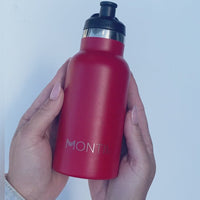Load and play video in Gallery viewer, montiico mini drink bottle cherry red
