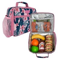 Load image into Gallery viewer, sachi tropical orchid lunchbag

