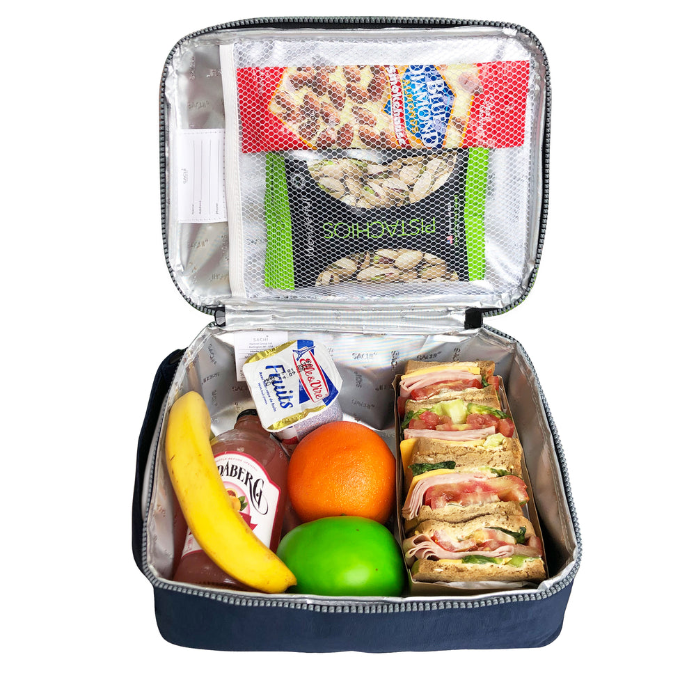 sachi explorer lunch bag navy