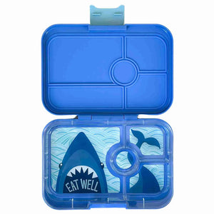 Yumbox Tapas 4 Compartment Lunch Box -  True Blue Shark Tray